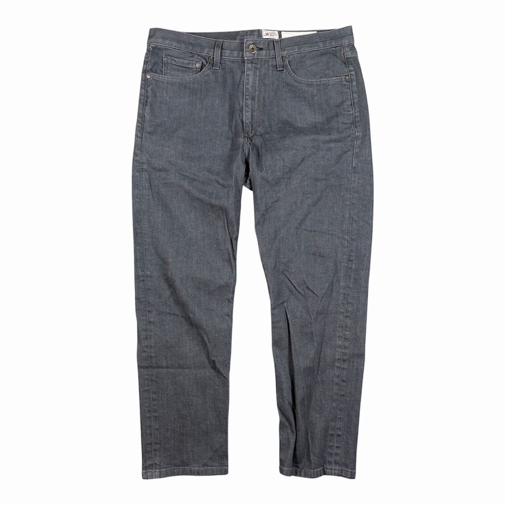 Rag Bone Fit 2 Slim Jeans Mens 36x32 (Fits 36x27) Gray Japanese Kaihara Denim EC